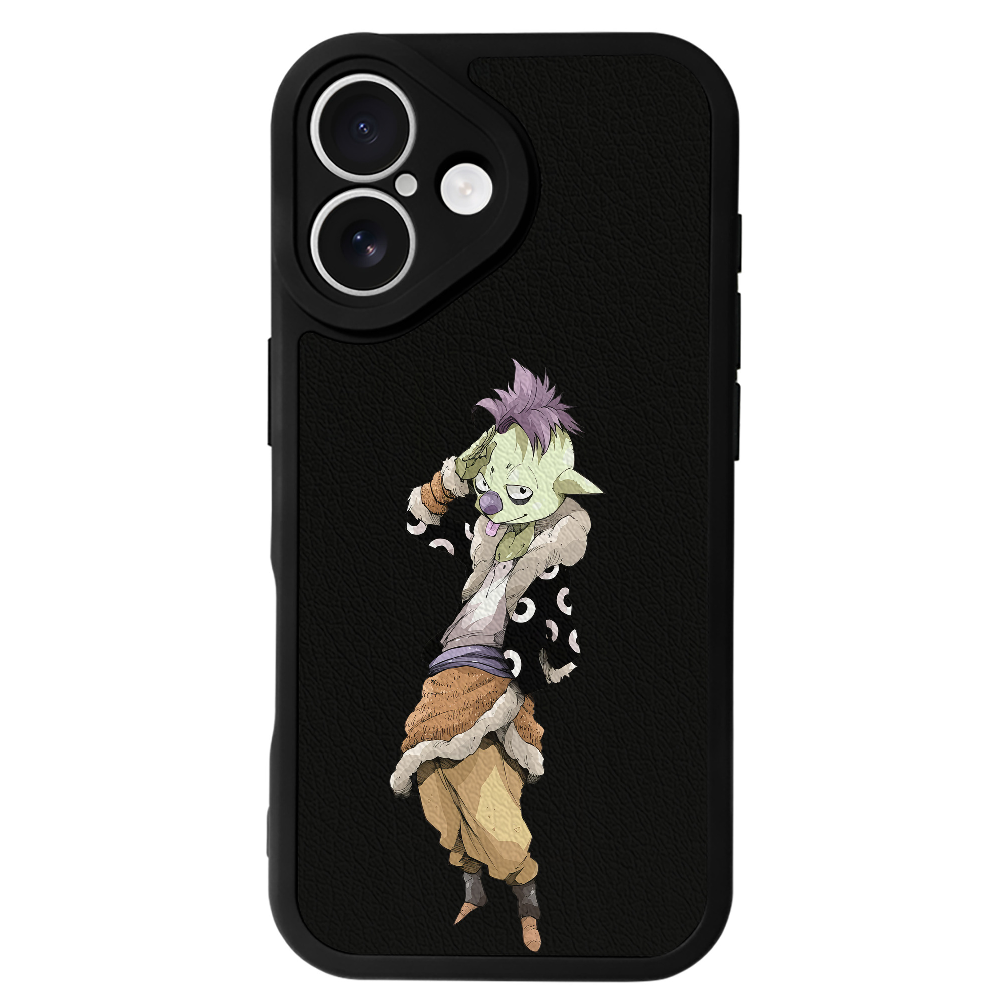 （画像用） 転スラ Regarding Reincarnated to Slime 【iPhone 16シリーズ対応】シリコンスマホケース（レザー調） 材質：シリコン